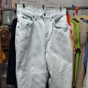 Chic Light Wash Denim Jeans VINTAGE size 10 invw313